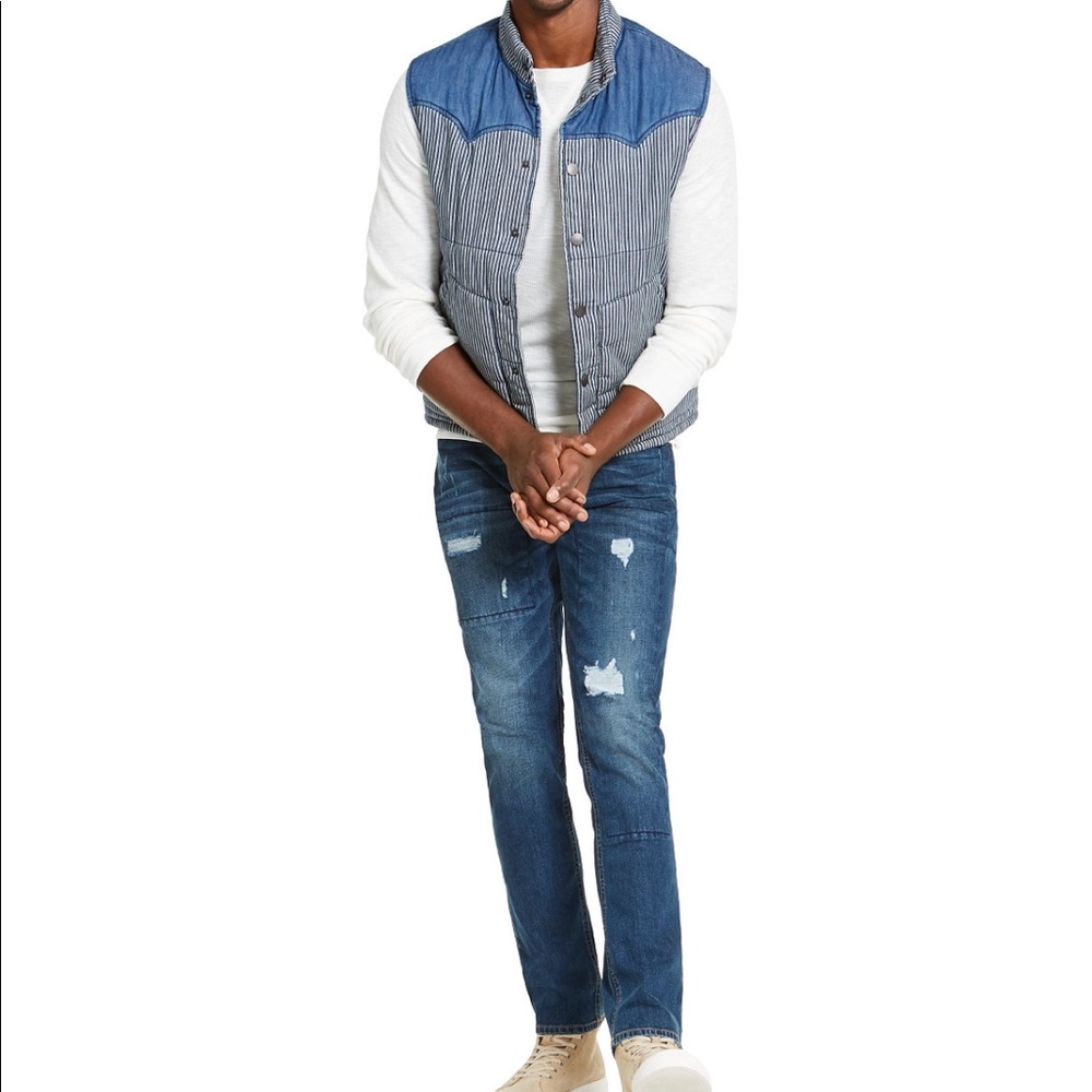 Quilted Color Block Vest - Picture 2 of 6